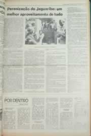 Página do jornal Correio do Ceará de julho de 1980