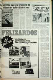Página do jornal Correio do Ceará de julho de 1980