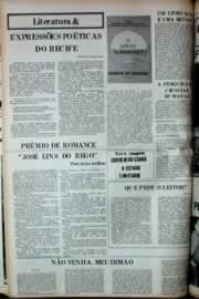 Página do jornal Correio do Ceará de julho de 1980