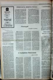 Página do jornal Correio do Ceará de julho de 1980