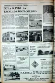 Página do jornal Correio do Ceará de julho de 1980