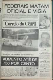 Página do jornal Correio do Ceará de agosto de 1980