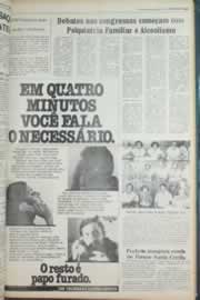 Página do jornal Correio do Ceará de agosto de 1980