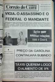 Página do jornal Correio do Ceará de agosto de 1980