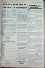 Página do jornal Correio do Ceará de agosto de 1980
