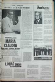 Página do jornal Correio do Ceará de agosto de 1980