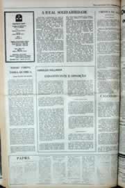 Página do jornal Correio do Ceará de agosto de 1980