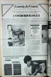 Página do jornal Correio do Ceará de agosto de 1980