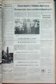 Página do jornal Correio do Ceará de agosto de 1980