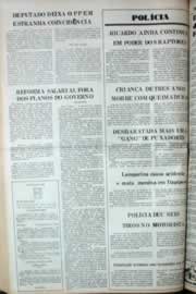 Página do jornal Correio do Ceará de agosto de 1980