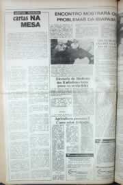 Página do jornal Correio do Ceará de agosto de 1980