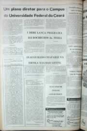 Página do jornal Correio do Ceará de agosto de 1980