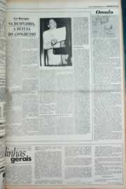 Página do jornal Correio do Ceará de agosto de 1980