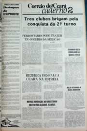 Página do jornal Correio do Ceará de setembro de 1980