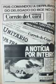 Página do jornal Correio do Ceará de setembro de 1980