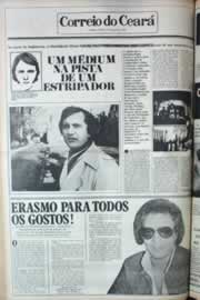 Página do jornal Correio do Ceará de setembro de 1980