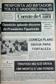 Página do jornal Correio do Ceará de setembro de 1980