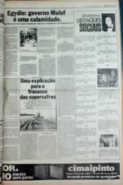 Página do jornal Correio do Ceará de setembro de 1980