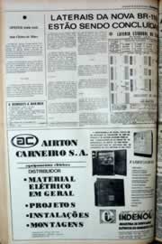 Página do jornal Correio do Ceará de setembro de 1980