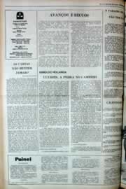 Página do jornal Correio do Ceará de setembro de 1980