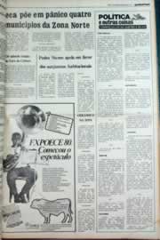 Página do jornal Correio do Ceará de setembro de 1980