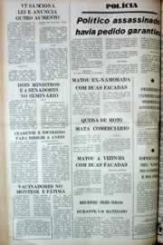 Página do jornal Correio do Ceará de setembro de 1980