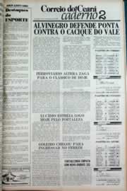 Página do jornal Correio do Ceará de setembro de 1980