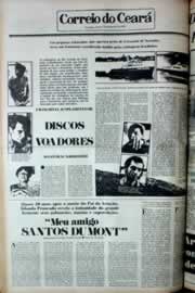 Página do jornal Correio do Ceará de setembro de 1980