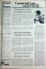 Página do jornal Correio do Ceará de setembro de 1980