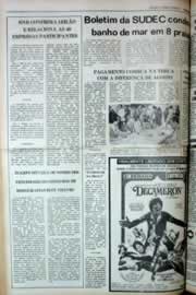 Página do jornal Correio do Ceará de setembro de 1980