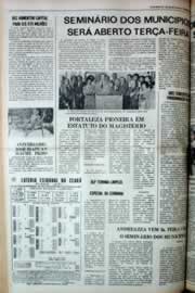 Página do jornal Correio do Ceará de setembro de 1980