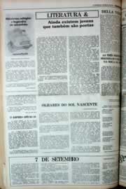 Página do jornal Correio do Ceará de setembro de 1980
