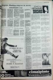 Página do jornal Correio do Ceará de setembro de 1980