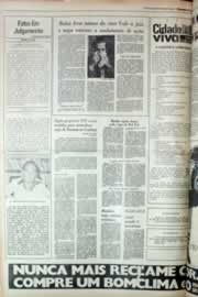 Página do jornal Correio do Ceará de setembro de 1980