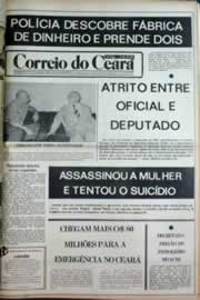 Página do jornal Correio do Ceará de setembro de 1980