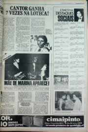 Página do jornal Correio do Ceará de setembro de 1980