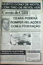 Página do jornal Correio do Ceará de setembro de 1980