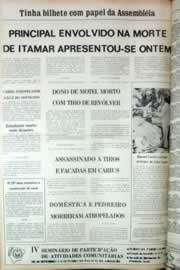 Página do jornal Correio do Ceará de setembro de 1980
