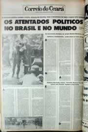 Página do jornal Correio do Ceará de setembro de 1980