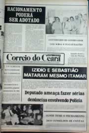 Página do jornal Correio do Ceará de setembro de 1980