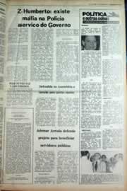 Página do jornal Correio do Ceará de outubro de 1980