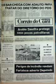 Página do jornal Correio do Ceará de outubro de 1980