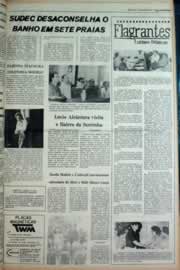 Página do jornal Correio do Ceará de outubro de 1980