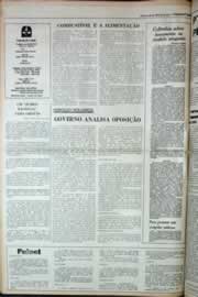 Página do jornal Correio do Ceará de outubro de 1980