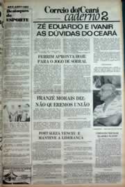 Página do jornal Correio do Ceará de outubro de 1980