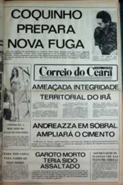 Página do jornal Correio do Ceará de outubro de 1980
