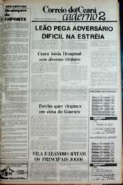 Página do jornal Correio do Ceará de outubro de 1980