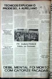 Página do jornal Correio do Ceará de outubro de 1980