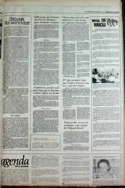 Página do jornal Correio do Ceará de outubro de 1980