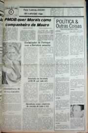 Página do jornal Correio do Ceará de novembro de 1980
